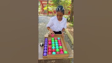 Fun game challenge - Playing sort ball puzzle game solve very fast and smart