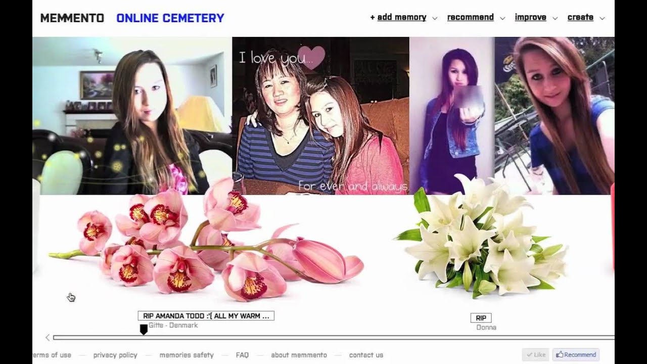 Tribute to AMANDA TODD - Share If You CARE!