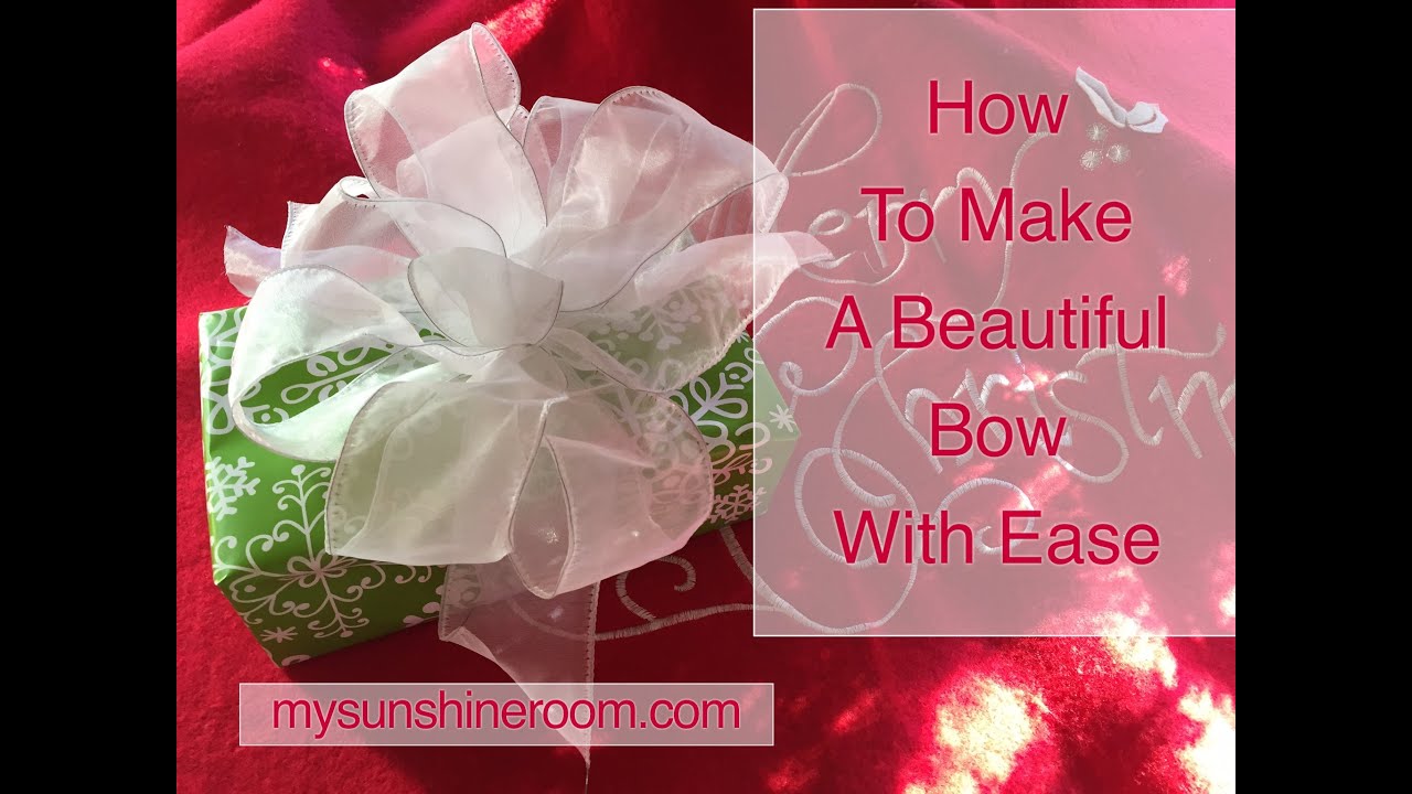 Video to make an amazing tulle and mesh bow : Bowdabra