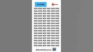 Only Geniuses Can Spot the Odd Number Out! 👀🔥  778