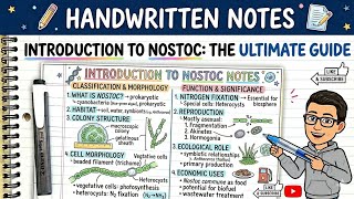 Nostoc introduction structure habitat habits and reproduction 