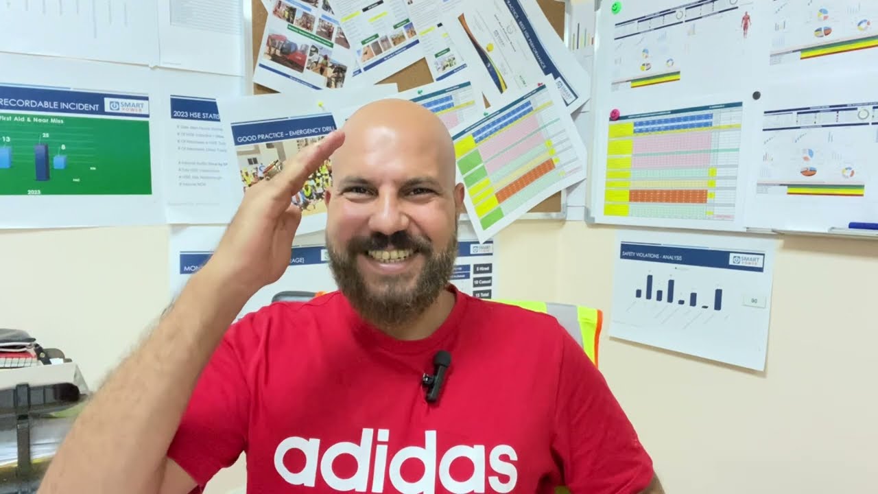 HSE Interview Questions  ||اسئله انترفيو سلامه وصحه مهنيه  ١@AhmedSami-HSE