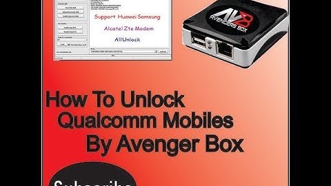 How To Unlock Qualcomm Mobiles By Avenger Box | MobilesTech