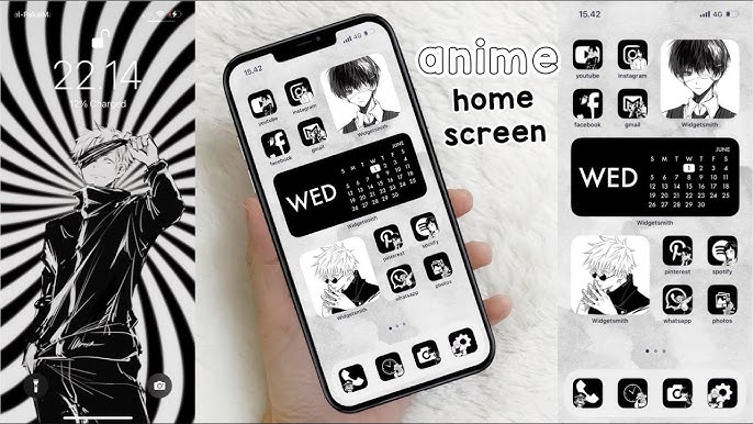 iOS16 Cute Home Screen Customization ~ Anime Theme✨ 