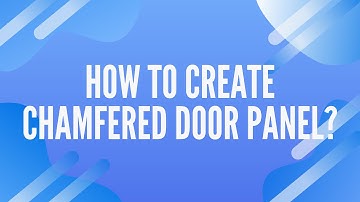 [Panel Point Editing FAQ] How to create chamfered door panel? | AiHouse