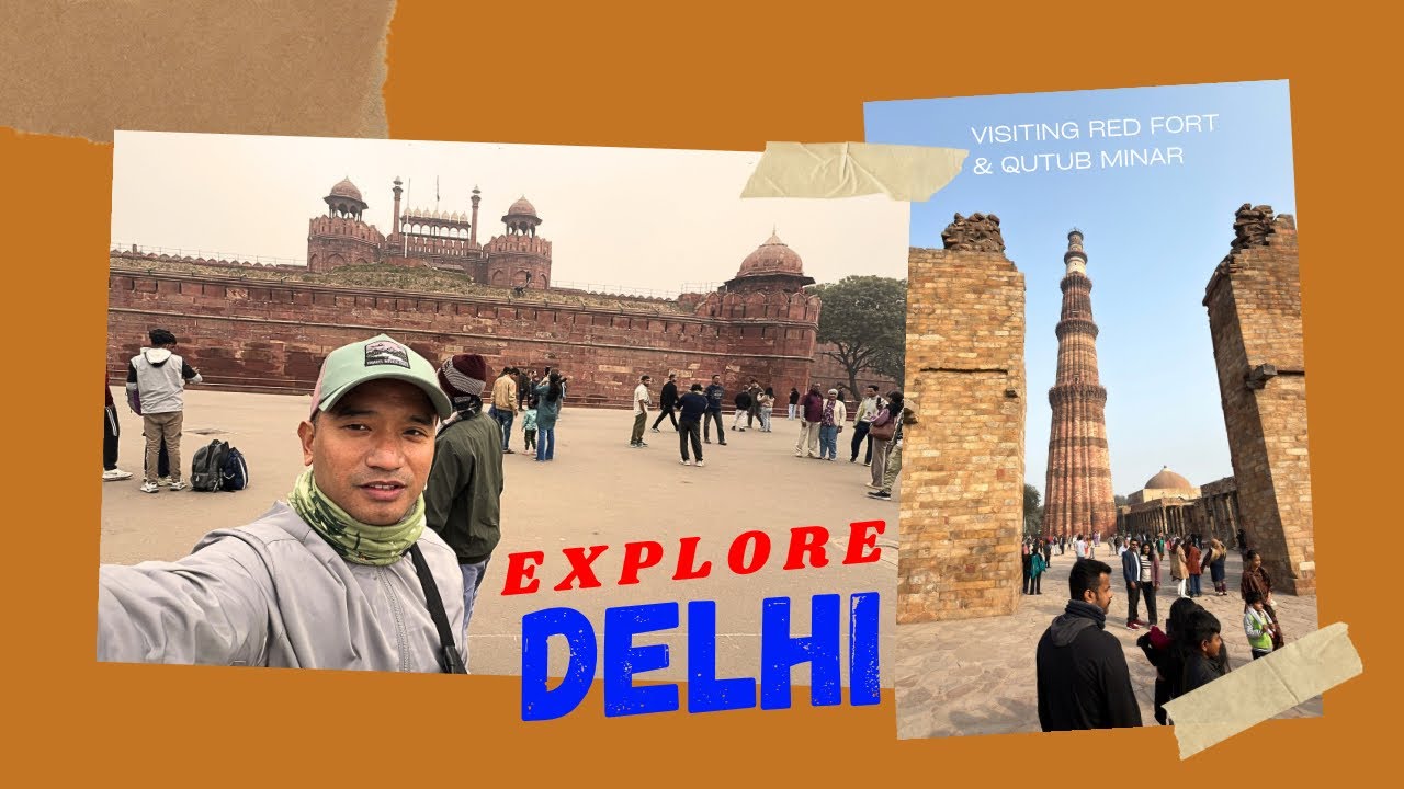 Visiting Red Fort & Qutub Minar 🇮🇳✨ | Delhi Heritage Tour 