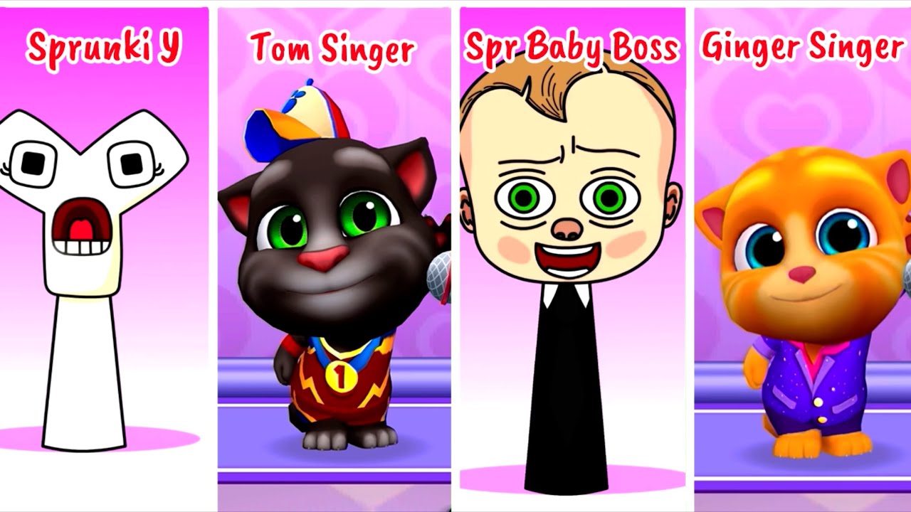 Who Will Prevail: Sprunki Y Sprunki Baby Boss Vs Tom Ginger Singer ? 🤯 | 😨 Mega Battle 