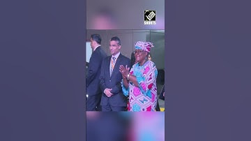 Director General of World Trade Organization Ngozi Okonjo-Iweala arrives in Delhi for G20 Summit