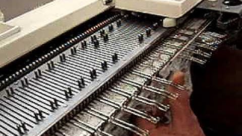 Making Waves technique on the knitting machine  (supplement video for pattern leaflet)