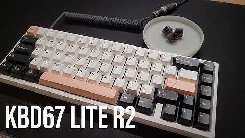 KBD67 Lite R2 w/ Black Inks | Quick Build + Sound Test ASMR!!