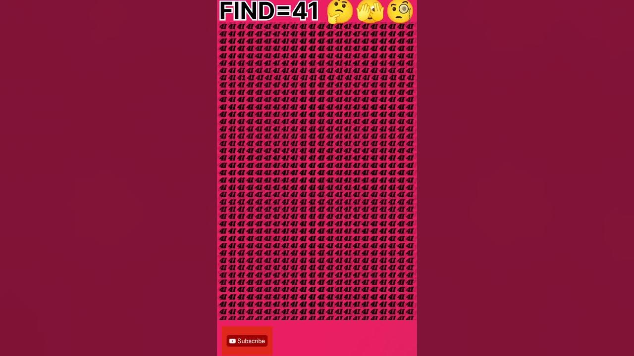 Spot the different number just 5 second riddle brainteaser puzzle 