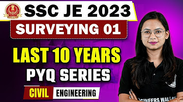 SSC JE 2023 | Surveying 01 | SSC JE Previous Year Question Paper | Civil Engineering