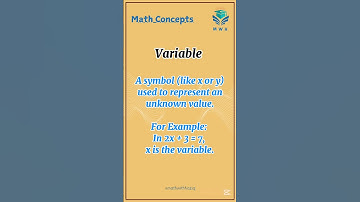 Difference between Variable and constant #variables #constant #algebra #shortvideo
