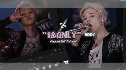 "1&ONLY" KPOP TREND CAPCUT EDIT TUTORIAL | CAPCUT EDIT TUTORIAL | KPOP | TREND | EXPLORE | BTS JIMIN