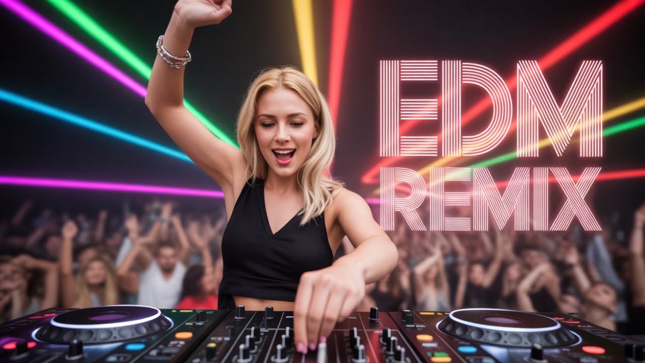 ⚡ EDM Night Festival 2025 – Bass Storm & Popular Remixes