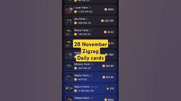 28 November Zigzag Daily cards #zigzag #shortsfeed #shorts