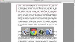 Teaching active reading: how to give an overview of readings for students