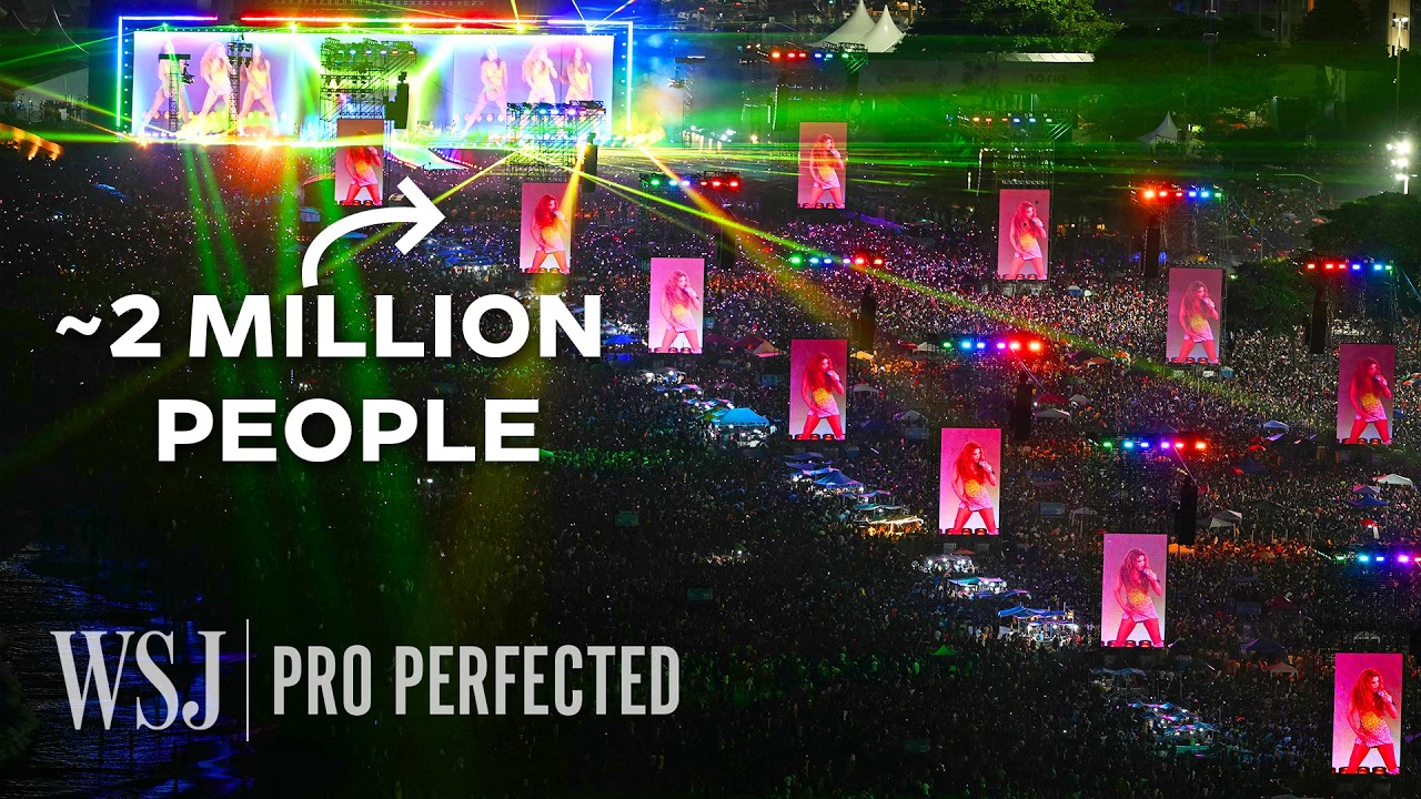 Experts Unveil Secret Crowd Management Techniques for a 2 Million-Person Concert | WSJ Pro Perfected