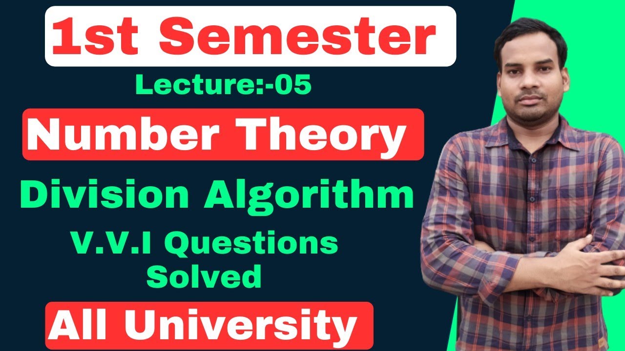 Divisibility By Number Theory | Division Algorithm By Number Theory ...