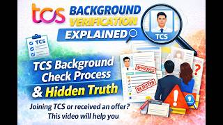 TCS BGC (Background Verification) Explained 🔍  Joining TCS or received offer, this video will help