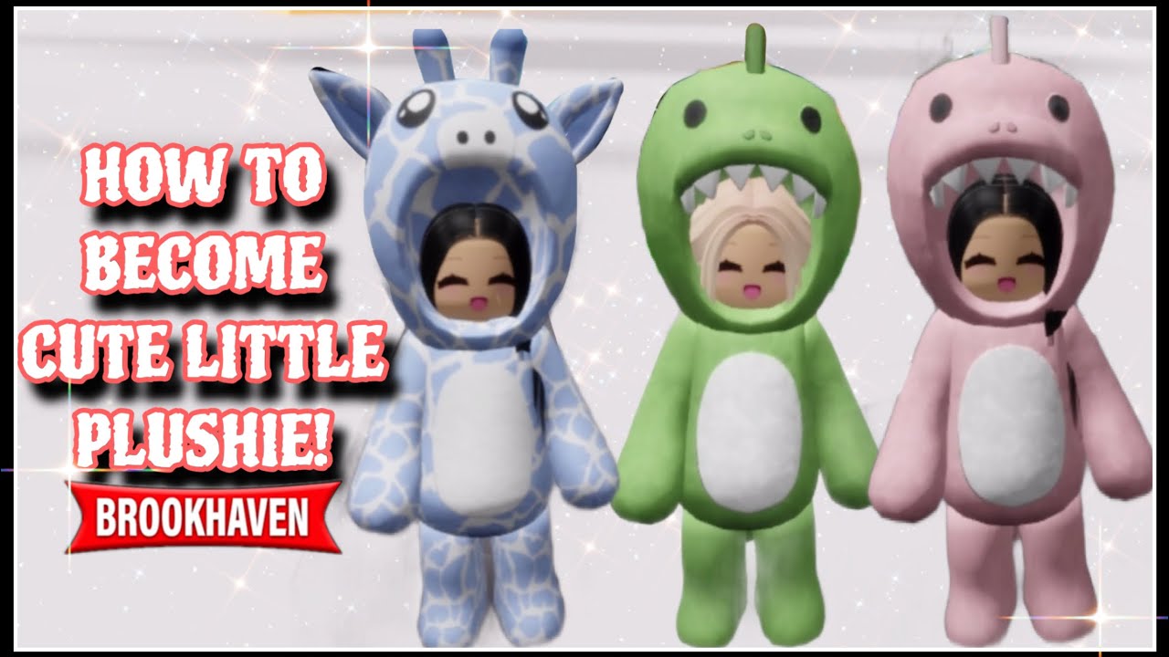 HOW TO BECOME CUTE PLUSHIE IN BROOKHAVEN RP ROBLOX - YouTube