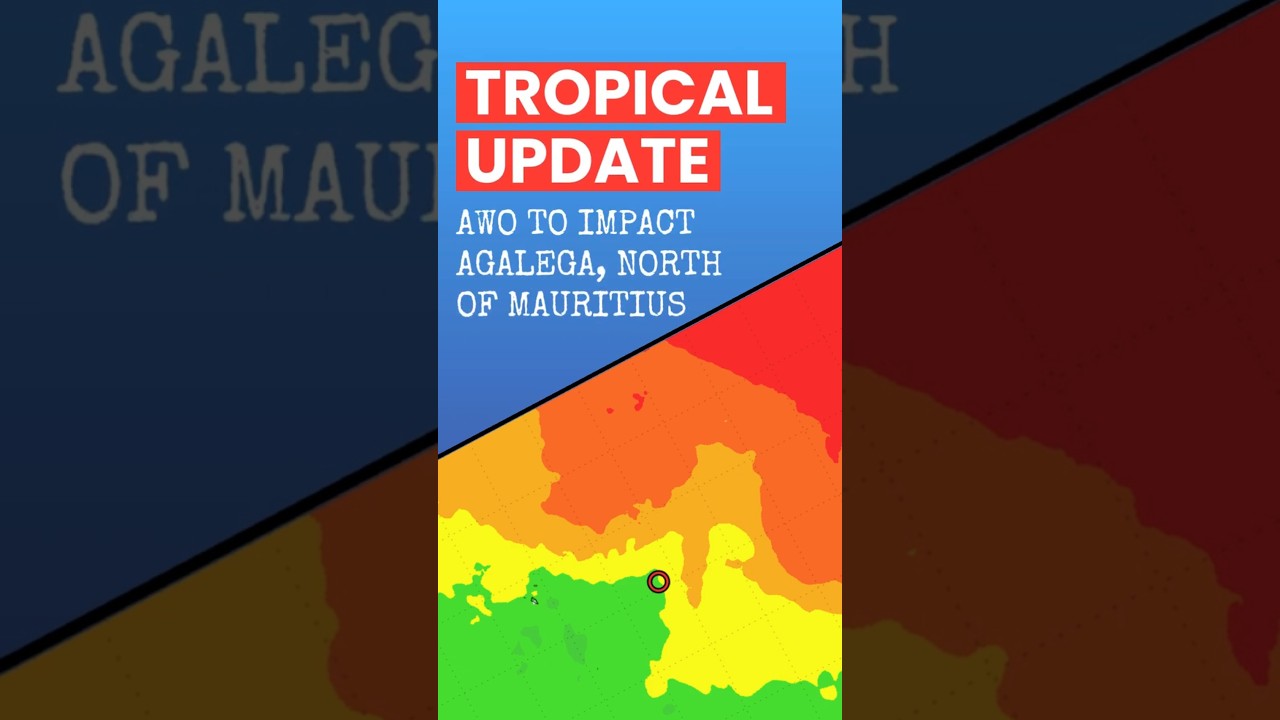 Awo: Rain & Wind for Mauritius' Agalega Island... #weather #mauritius #cyclone