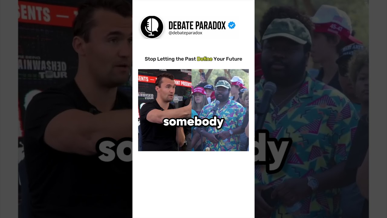 Stop letting the past decide your future #charliekirk #debate thumbnail