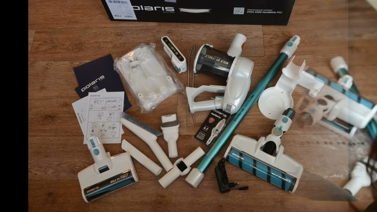 Беспроводной пылесос Polaris PVCS 4000 HandStickPRO видео для отзыва ...