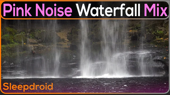 ► PINK NOISE plus WATERFALL Sounds for Sleeping Mixed Together ~ Tinnitus Sound Therapy