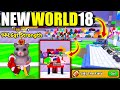 I UNLOCKED NEW WORLD 18 AND DEFEAT All BOSSES In Arm Wrestling Simulator (Roblox)!