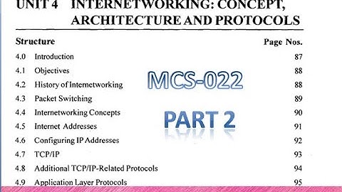 MCS022  OPERATING  SYSTEM AND NETWORKING|IGNOU  TEE|