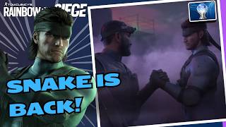 Solid Snake is Back - Rainbow Six Siege - Operation Silent Hunt
