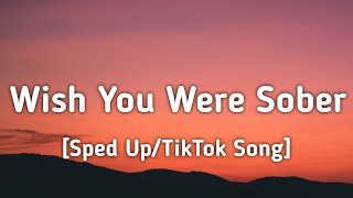 Conan Gray - Wish You Were Sober (Sped Up/Lyrics) 'I wish you were sober' [TikTok Song]