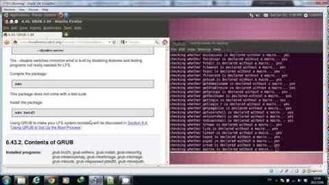 Linux From Scratch - Version 7.0 Chapter 6.42. Groff-1.21 6.43. GRUB-1.99 6.44. Gzip-1.4