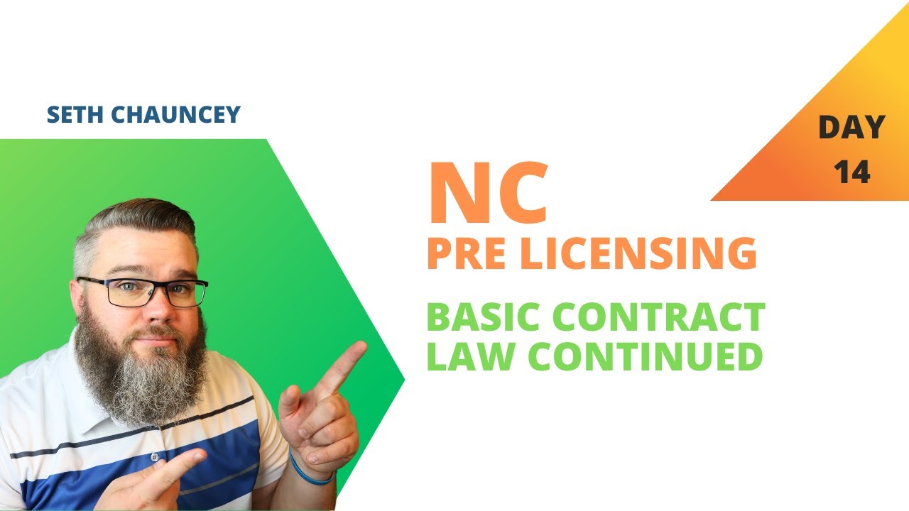 Pre Day 14 Contract Law Continued