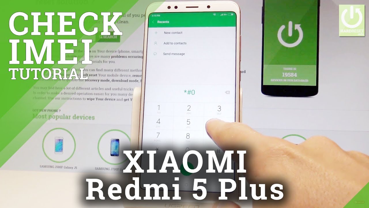 ตรวจ imei New 2022 How to Check IMEI in XIAOMI Redmi 5 Plus - IMEI Info