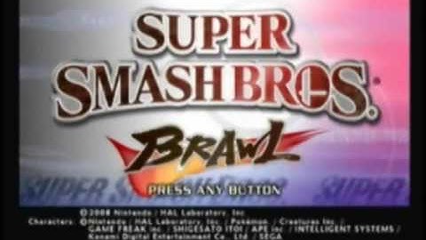 Funny Super Smash Bros Brawl Compilation