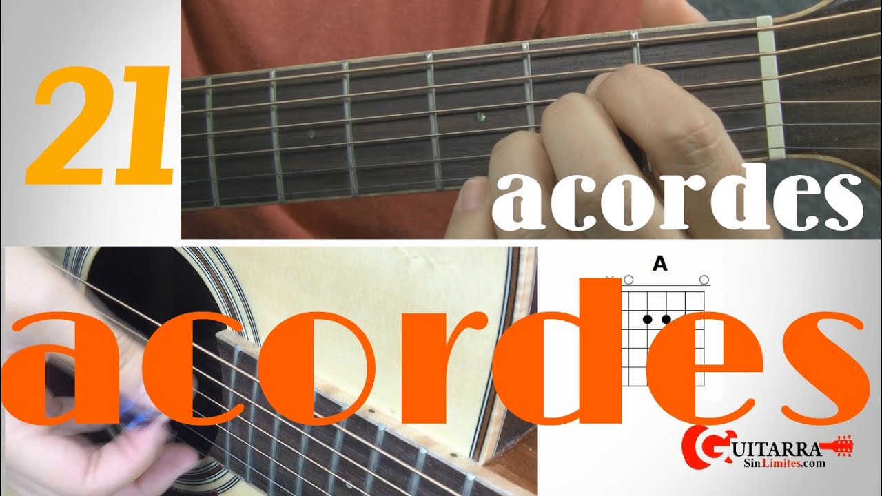 21 acordes de guitarra para tocarlo casi todo - YouTube