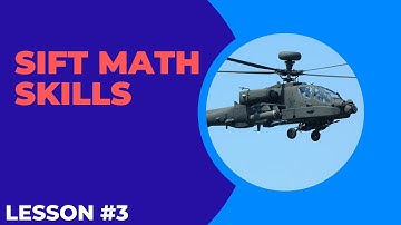 SIFT Math Skills | Army Aviation Test Prep  #siftmathskills #armyaviationtestprep