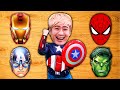 슈퍼히어로 스파이더맨 캡틴아메리카 얼굴 맞추기 Wrong Superheroes Puzzle