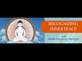 Recognizing Inner Peace