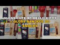 COMPARANDO O LIP OIL BT HELLO KITTY CUTE COM O GLOSS DO SNOOPY 