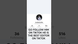 HE IS A SMALL CREATOR HELP HIM GUYS #football #tiktok #edits