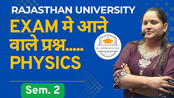 RU Physics Practice Paper 2025 Sem.2 | #ru #ruexams #exam #exampreparation #bsc #bscphysics #bsc1yea