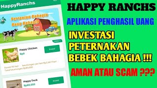 Happy Ranchs Aplikasi Penghasil Uang dari Investasi Peternakan Aman atau Scam/Penipuan? screenshot 3