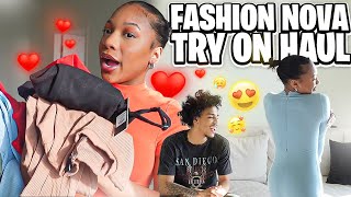 #fashionnova    MY BOYFRIEND RATES MY FASHIONNOVA SLIM FIT OUTFITS 👀🥰