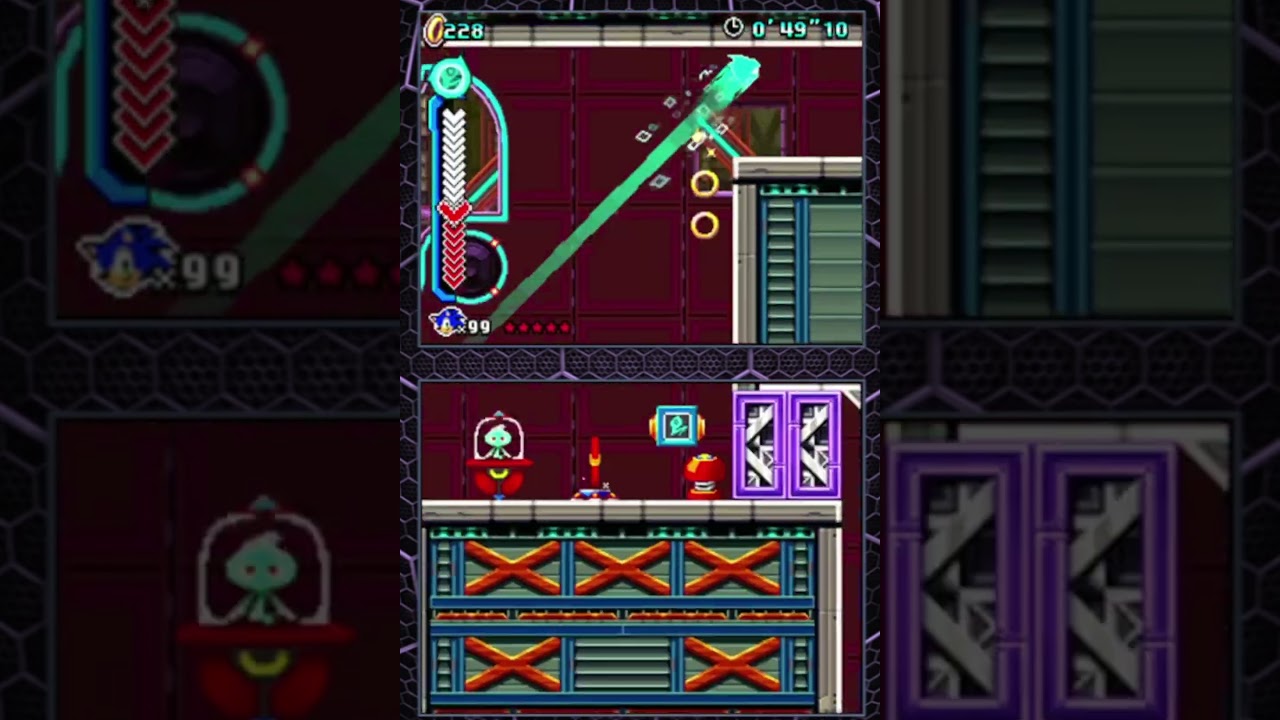 Sonic Colors (DS) - Unexpected Laser Groundshot