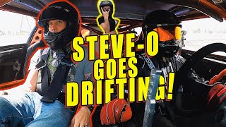 STEVE-O GOES DRIFTING!!!