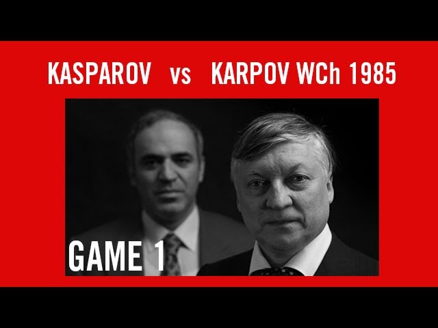 Chess Karpov v Kasparov, 1985 World Championship Greeting Card for Sale by  fourthreethree