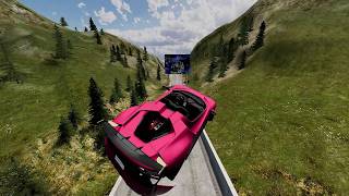 Extreme High Speed Jump Car Jumps vs Mega Ramp! #15 - BeamNG Drive Hub screenshot 3